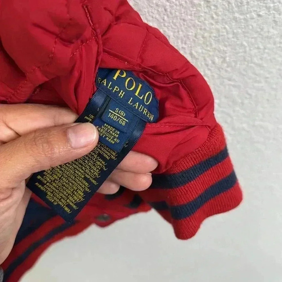 Polo Ralph Lauren Kids Boy’s Reversible Puff Feathers Down Vest Full Zip - Picture 9 of 11